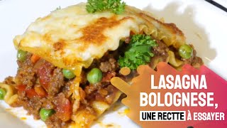 Lasagna Bolognese une recette à ne pas manquer [upl. by Mcripley]