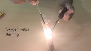 Science Experiment  विज्ञान प्रयोग  How to Produce Oxygen in Lab  Potassium Permanganate [upl. by Shipman288]