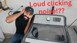 Fixing A GE Washer That Is Making A Loud Clicking Noise [upl. by Nelleyram]