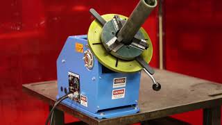 MAC WP200 Welding Chuck Demonstration With MAC Model PS1F5A Benchtop Welding Positioner [upl. by Havelock]