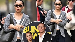 Zoë Kravitz Spotted Without Engagement Ring Following Split from Channing Tatum [upl. by Olpe893]