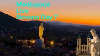 Medjugorje Novena Live Day 7 [upl. by Trahurn]