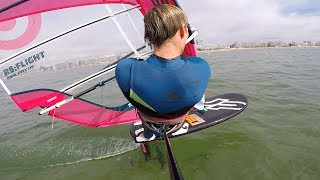 Test Windfoil F4 JP Hydrofoil 135 et Neilpryde RS Flight  La Baule [upl. by Kissel]