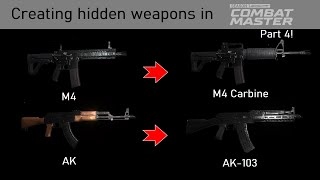 Combat Master  How to create hidden weapons in CM Part 4 [upl. by Breh]