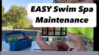 Simple Swim Spa amp Hot Tub Maintenance  MasterSpa 15D [upl. by Avika230]