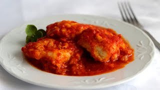 BACALAO CON TOMATE RECETA DE LA ABUELA PASO A PASO [upl. by Lebiram]