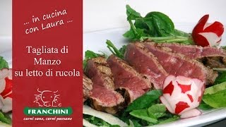 Tagliata di Manzo  Macelleria Franchini di Mozzecane  ricetta [upl. by Laicram]