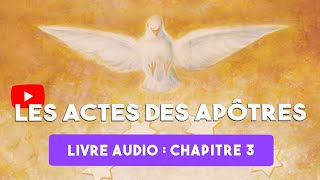 La BIBLE AUDIO  MIRACLE de PIERRE et JEAN Livre des ACTES DES APÔTRES Chapitre 3 [upl. by Wira]