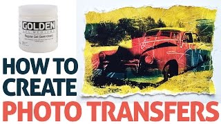 Photo Transfer with Acrylic Gel Medium [upl. by Thurstan]