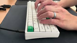 Kbd67 Lite  Gateron Silent Switches  Silent Typing ASMR [upl. by Attekahs949]