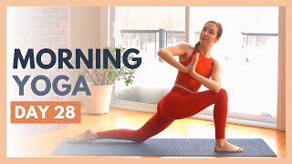 DAY 28 CLEANSE  10 min Morning Yoga Stretch – Flexible Body Yoga Challenge [upl. by Ntsuj844]