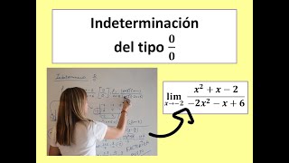 Límites  Indeterminación 00 Ejercicio 1 [upl. by Zinah]