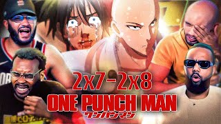 Saitama vs Suiryu One Punch Man Season 2 Episode 7 amp 8 REACTIONREVIEW [upl. by Airret780]