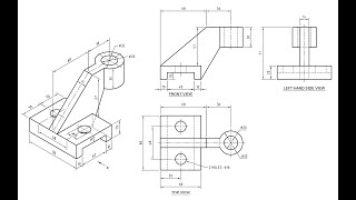 Orthographic Projection  Engineering drawing  Technical drawing [upl. by Aisereht230]