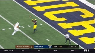 2018 Michigan Football Highlights v WMU [upl. by Lemuelah]