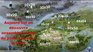 aujourdhui dans cette vidéo on découvre la map du pack Sims 4 à la vie à la main [upl. by Talbert]