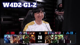 C9 vs 100  Game 2  Week 4 Day 2 S14 LCS Summer 2024  Cloud 9 vs 100 Thieves G2 W4D2 Full Game [upl. by Eniawd]