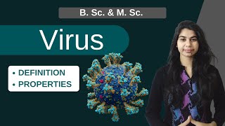 Virus  PROPERTIES  B Sc amp M Sc [upl. by Maurer]