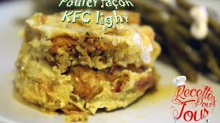 Recette poulet kfc light [upl. by Iniffit]