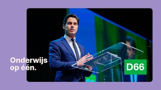 D66 Congres 118 — Speech Rob Jetten [upl. by Hairu]