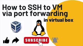 Port forwarding NAT  Virtual box [upl. by Atoel]