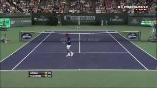 Roger Federer  Best Points  Indian Wells 13  HD [upl. by Christensen918]