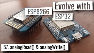 ESP32 and ESP8266  analogRead and analogWrite function [upl. by Booker]