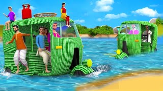 बांस का ऑटोरिक्शा बचाव Bamboo Autorickshaw Rescue Story  3D Animated Hindi Moral Stories  MaaMaaTV [upl. by Ynnej]