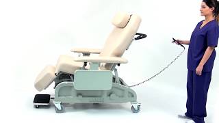 Lumex FR588W Electric Bariatric Recliner demonstration video [upl. by Nellaf]