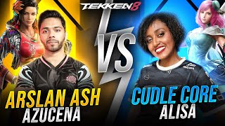 Arslan Ash Azucena VS Cuddle Core Alisa  FT 3  tekken8 [upl. by Aizan366]