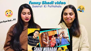 Shadi Mubarak 2023  funny jaimala Varmala video  Samrat Ki Pathshala  The Girls Squad REACTION [upl. by Reed]