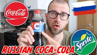 I Tried New Russian CocaCola and Sprite in RUSSIA  How did it taste [upl. by Durant871]