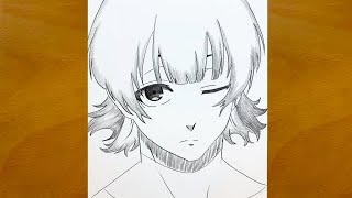 Anime sketch  How to Draw Meguru Bachira from Blue Lock  step by step  Draw anime  Anime Drawing [upl. by Abbie]