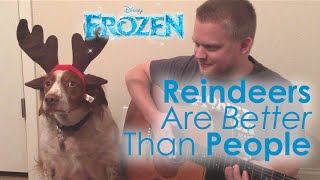 Frozen  Reindeers are Better than People Cover [upl. by Kelam]