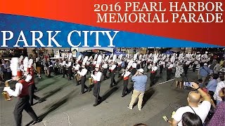 Park City HS quotMinersquot Marching Band  2016 Pearl Harbor Memorial Parade [upl. by Dollar]