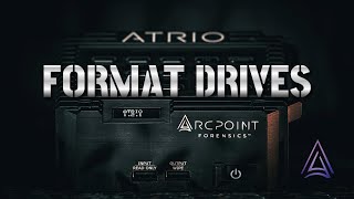 FORMATTING DRIVES WITH ATRIO [upl. by Veta]