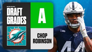 2024 NFL Draft Grades Dolphins select Chop Robinson No 21 Overall  CBS Sports [upl. by Yerxa629]