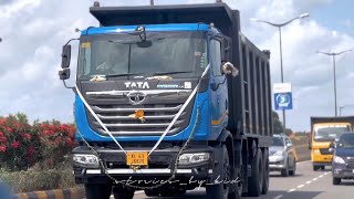 BRAND NEW TATA PRIMA 12 Wheel Tipper Lorry Delivery🔥tataprima tipper arshik [upl. by Oalsecnew]