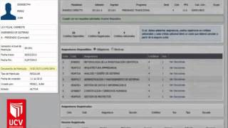 Matricula Virtual Trilce UCV CHIMBOTE 2014I [upl. by Ahsei]
