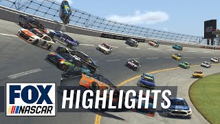 eNASCAR iRacing Pro Invitational at Talladega  NASCAR ON FOX HIGHLIGHTS [upl. by Gargan370]