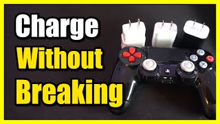 How to Charge PS4 Controller without Burning it OUT Phone Chargers [upl. by Stargell]