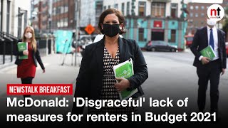 Disgraceful lack of measures for renters in Budget 2021  Mary Lou McDonald [upl. by Kerstin136]