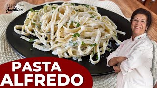 Como hacer PASTA ALFREDO [upl. by Yrrad]