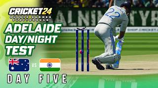 Australia v India  2nd Test  Day Five  Cricket 24 Playthrough [upl. by Baptist]