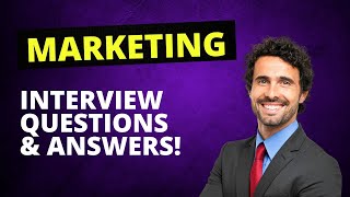 Marketing Interview Questions and Answers [upl. by Thissa]