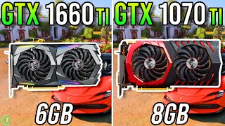 GTX 1660 Ti vs GTX 1070 Ti  Tested in 2024 [upl. by Ezra]