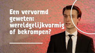 Een vervormd geweten wereldgelijkvormig of bekrompen  ds E Evert Meijer [upl. by Luke349]