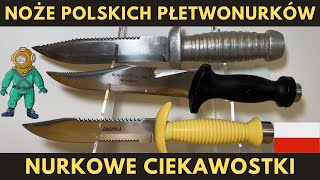 NOŻE PŁETWONURKÓW WP I NURKOWE CIEKAWOSTKI [upl. by Enialahs]