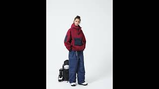 Snowverb Bomber Baggy Snowboard Jacket amp Mountain Freerider Freestyle Baggy Snowboard Pants [upl. by Lunseth]