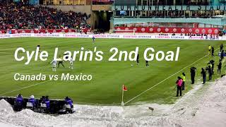 Canadas 2nd Goal vs Mexico At The World Cup Qualifier In Edmonton Alberta November 2021 🇨🇦⚽️🇲🇽 [upl. by Olette]